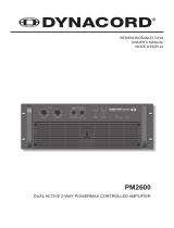 DYNACORD PowerMax PM 2600 Le manuel du propriétaire