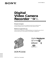 Sony DCR PC101E Le manuel du propriétaire
