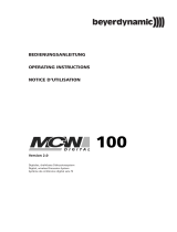 Beyerdynamic MCW-D 1041 Manuel utilisateur