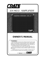 Crate GX-140D Le manuel du propriétaire