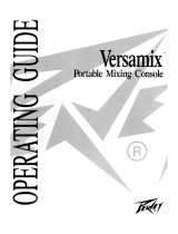 Peavey Versamix Portable Mixing Console Le manuel du propriétaire