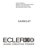Ecler SAM614T Manuel utilisateur
