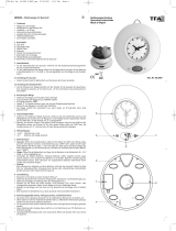 TFA Digital Design Kitchen Scales with Quartz Clock Manuel utilisateur