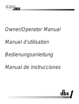 dbx 286A Le manuel du propriétaire