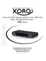 Xoro HRT 5000 Le manuel du propriétaire
