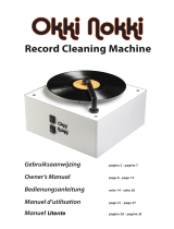 Okki Nokki Record Cleaning Machine Le manuel du propriétaire