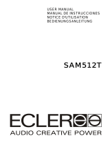 Ecler SAM512T Manuel utilisateur