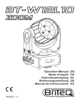 Briteq BT-W12L10 ZOOM Le manuel du propriétaire