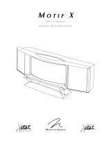 MartinLogan Motif X Manuel utilisateur