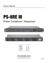 Furman PS-8R/E III Manuel utilisateur