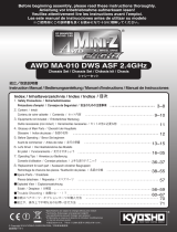 Kyosho MINI-Z AWD MA-010 DWS ASF 2.4GHz Chassis Set Le manuel du propriétaire