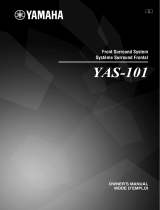 Yamaha YAS-101 Le manuel du propriétaire