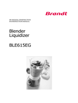 Brandt BLE615EG Manuel utilisateur