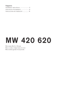 Gaggenau MW 420 Guide d'installation