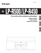 TEAC LP-R500 Manuel utilisateur