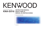 Garmin Kenwood KNA-G510 Le manuel du propriétaire