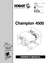 HobartWelders CHAMPION 4500 Le manuel du propriétaire