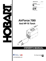 HobartWelders AIRFORCE 700i AND HP-70 TORCH Le manuel du propriétaire