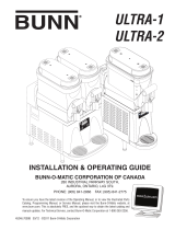 Bunn Ultra-2 HP WHT/SST Manual Fill -Std Hdl Guide d'installation