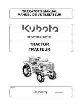 Kubota B6100HST Le manuel du propriétaire