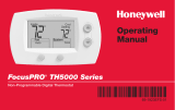 Honeywell TH5000 Manuel utilisateur