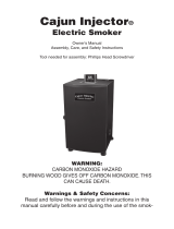 Cajun Injector Electric Smoker Le manuel du propriétaire