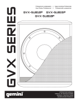 Gemini GVX-SUB12P Mode d'emploi