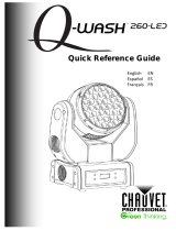 Chauvet Q-WASH 260-LED Guide de référence