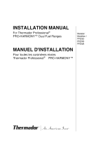 Thermador PRD304EHC/06 Guide d'installation