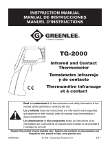 Greenlee TG-2000 Manuel utilisateur