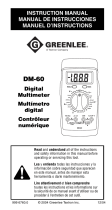 Greenlee DM-60 Digital Multimeter Manuel utilisateur