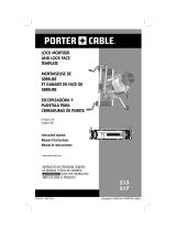 Porter-Cable 513 Manuel utilisateur
