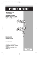Porter-Cable PC650HD Manuel utilisateur