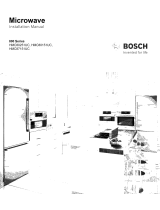 Bosch HMC80251UC/01 Guide d'installation