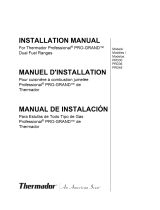 Thermador PRD304EG/12 Guide d'installation