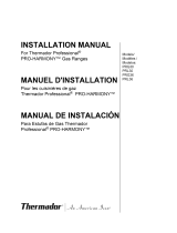 Thermador PRG304GH/01 Guide d'installation