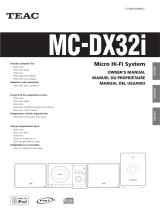 TEAC MC-DX32I Le manuel du propriétaire