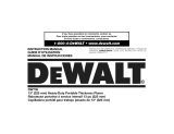 DeWalt DW735 TYPE 1 Le manuel du propriétaire