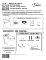 American Standard 3075120.020 Guide d'installation