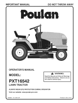 Poulan PXT16542 (96016001700) Le manuel du propriétaire
