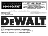 DeWalt DW734 TYPE 1 Le manuel du propriétaire