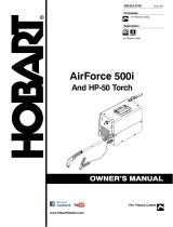 HobartWelders AIRFORCE 500i AND HP-50 TORCH Le manuel du propriétaire