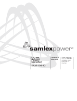 Samlexpower SAM-100-12 Le manuel du propriétaire