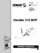 Hobart Welding Products HANDLER 210 MVP Manuel utilisateur