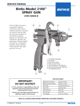 Binks 2100 series Manuel utilisateur