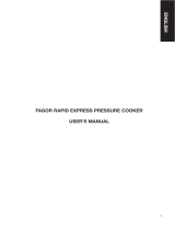 Fagor Rapid Express 6 qt Manuel utilisateur