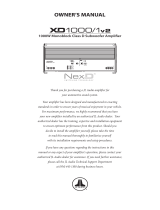 JL Audio XD1000 Le manuel du propriétaire