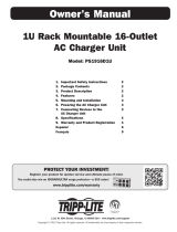 Tripp Lite 1U Rack Mountable 16-Outlet AC Charger Unit Le manuel du propriétaire
