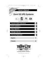Tripp Lite OmniVS UPS Le manuel du propriétaire