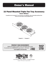 Tripp Lite 1U Panel-Mounted Triple Fan Tray Accessory Le manuel du propriétaire